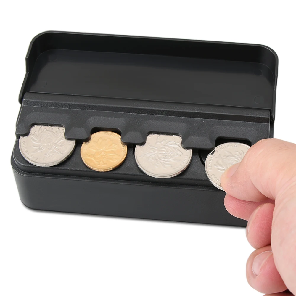 Автомобильный органайзер в рулонах пластиковый карман чехол для хранения монет