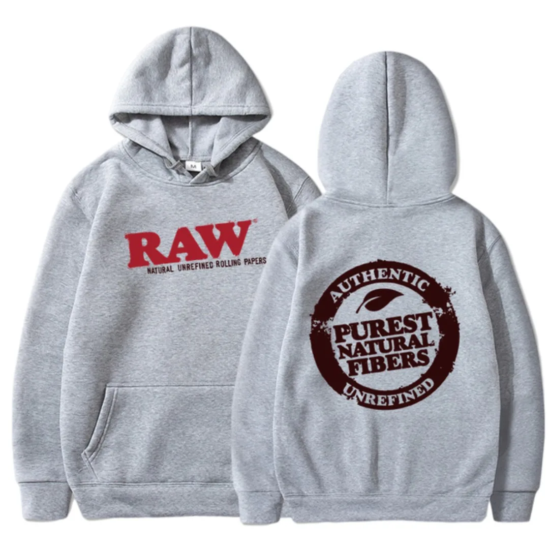 

RAW Fashion Hoodie Men's Sweatshirt Polar Fleece Hooded Harajuku Hip Hop Casual Men's Ladies Hoodie High Quality Pullover Hoodie