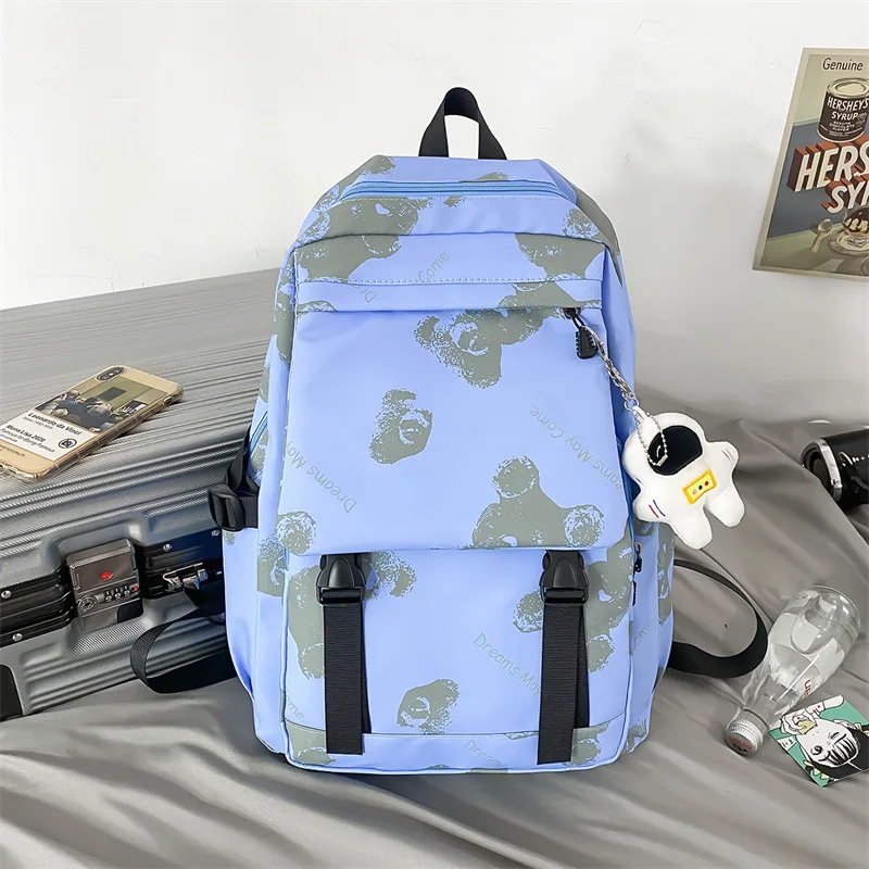 

Dropshipping Female Fashion High School Students Backpacks Japanese Campus Shouder Bags Large Capacity School Bag For Girls