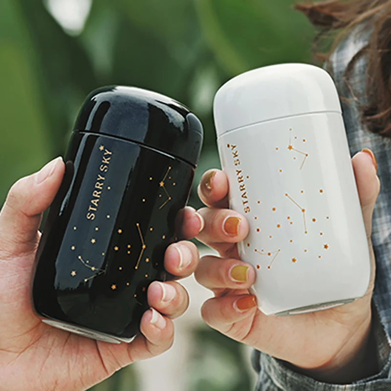 

Компактная кружка-термос Starry Sky, нержавеющая сталь, портативная, 7 цветов