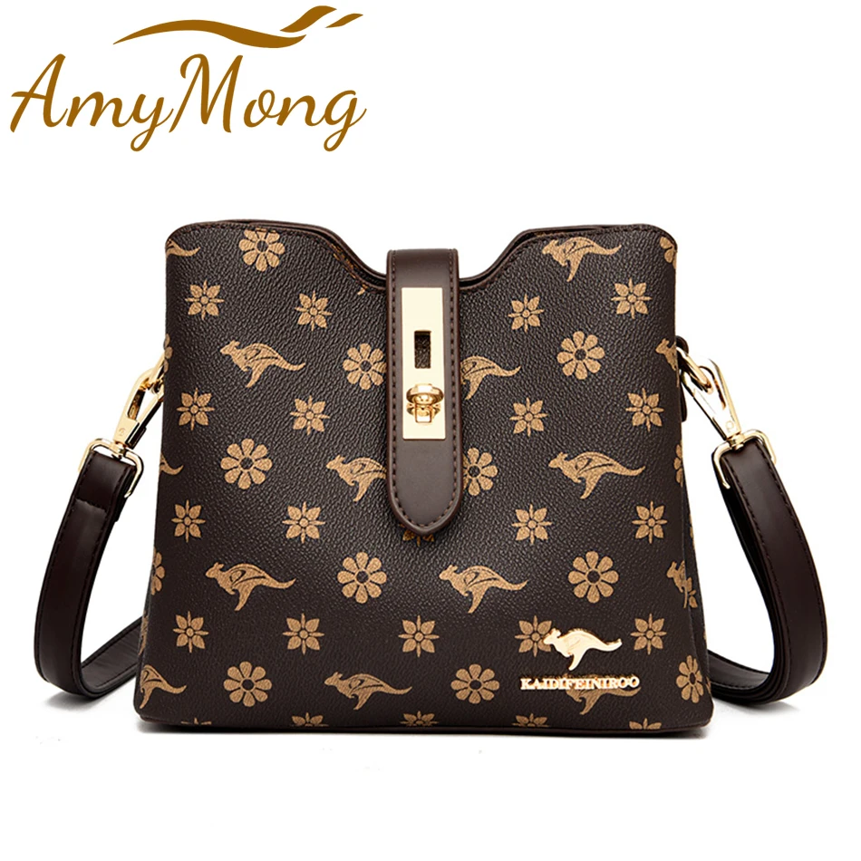 

Fashion 3 Layers Women Handbags Purses luxury designer high quality Shoulder Bags leisure Ladies Shoulder Crossbody Bags sac