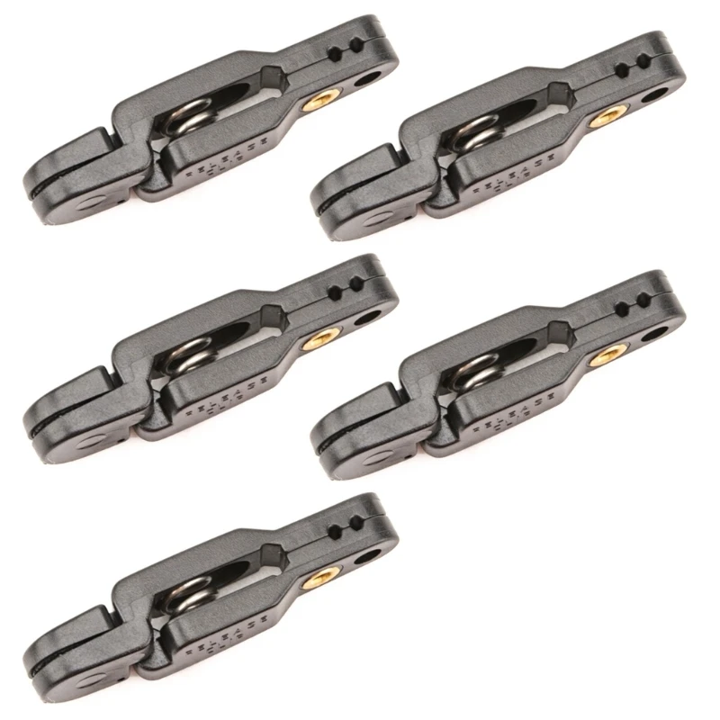 5 шт. портативные зажимы для даунриггера рыбалки тяжелые натяжные защелки