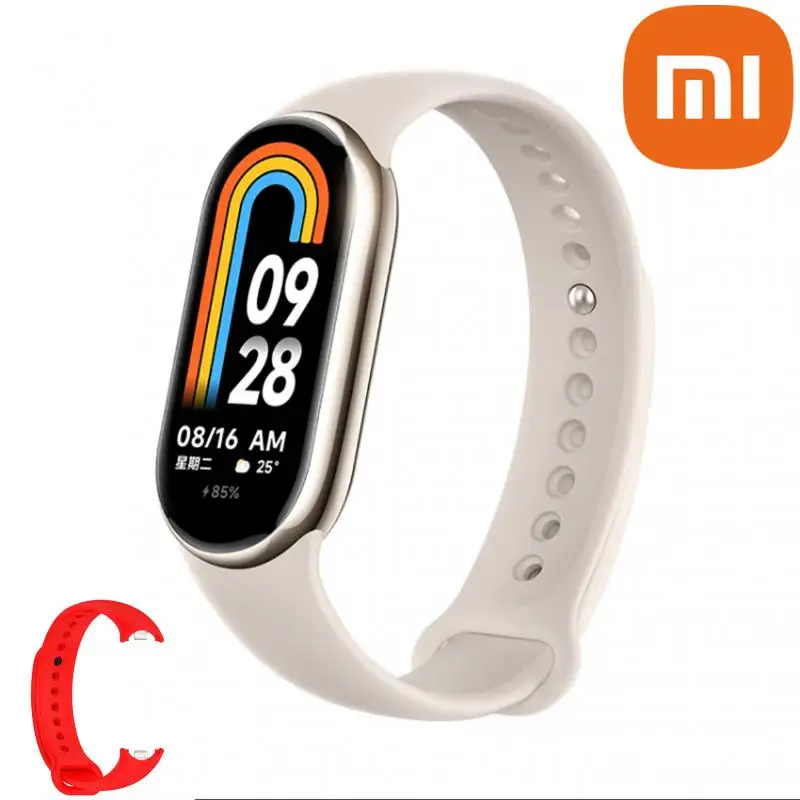 

Смарт-часы Xiaomi Mi Band8 водонепроницаемые с пульсометром и мониторингом сна