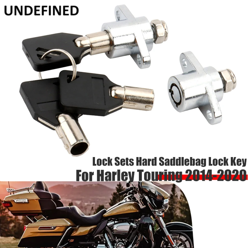 

Key Lock Sets Hard Saddlebag Lock Keys Motorcycle For Harley Touring Electra Glide Road King CVO FLHX FLHT/R FLH 2014 2015-2020