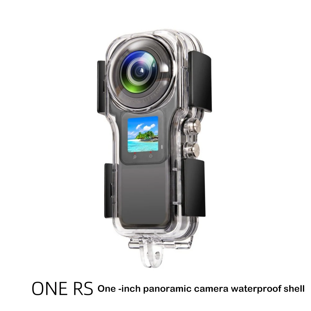For Insta360 ONE RS One-inch Leica Panoramic Camera Waterproof Case Diving Case Accessories for  Insta360 ONE RS One-inch Leica