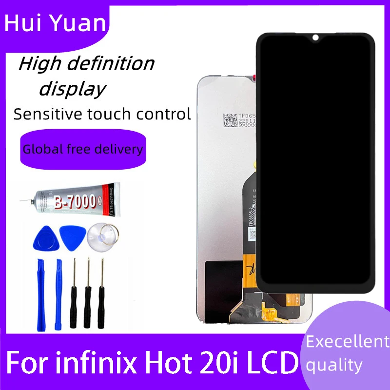 Оригинальный дисплей 6,6 дюйма для infinix quente 20i 20 i x665c x665e, сенсорный ЖК-дисплей, сборка цифровых деталей для ремонта