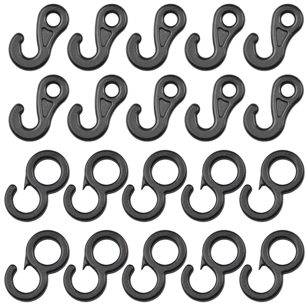 

10pcs/set Plastic Tent Light Hanging Hooks Multifunctional Canopy Tarp Fixed Clip Hooks Outdoor Tent Accessories