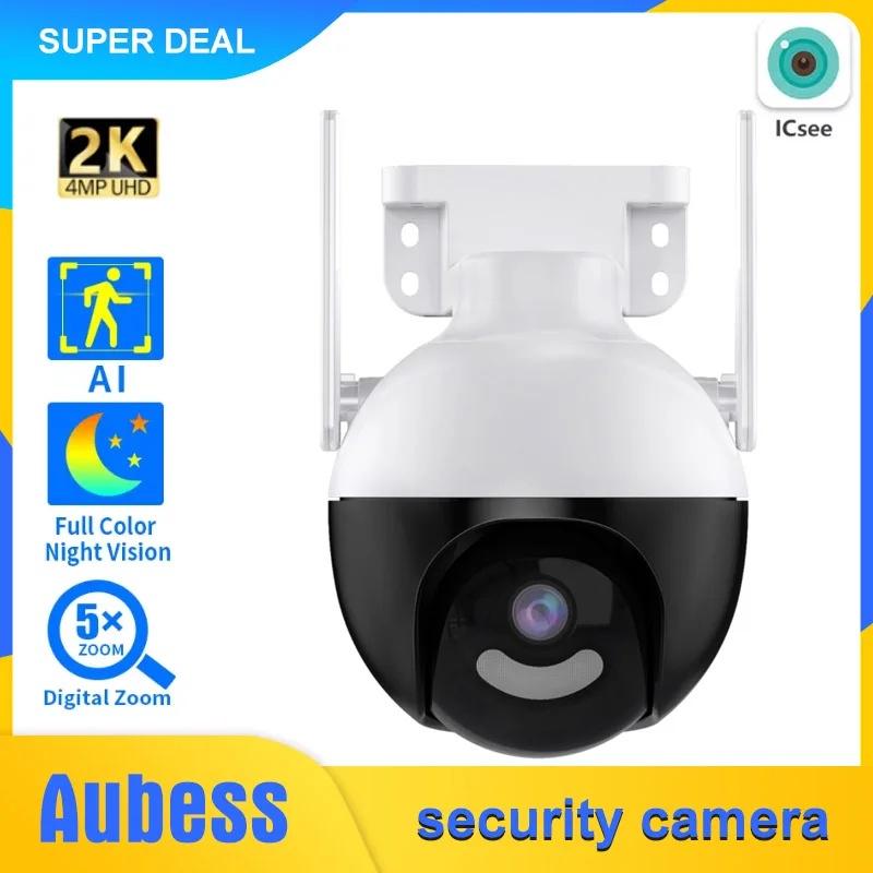 

1080P PTZ IP Camera Wifi Outdoor Speed Dome Wireless Wifi Security Camera Pan Tilt 5X Digital Zoom 4MP Network CCTV Surveillance