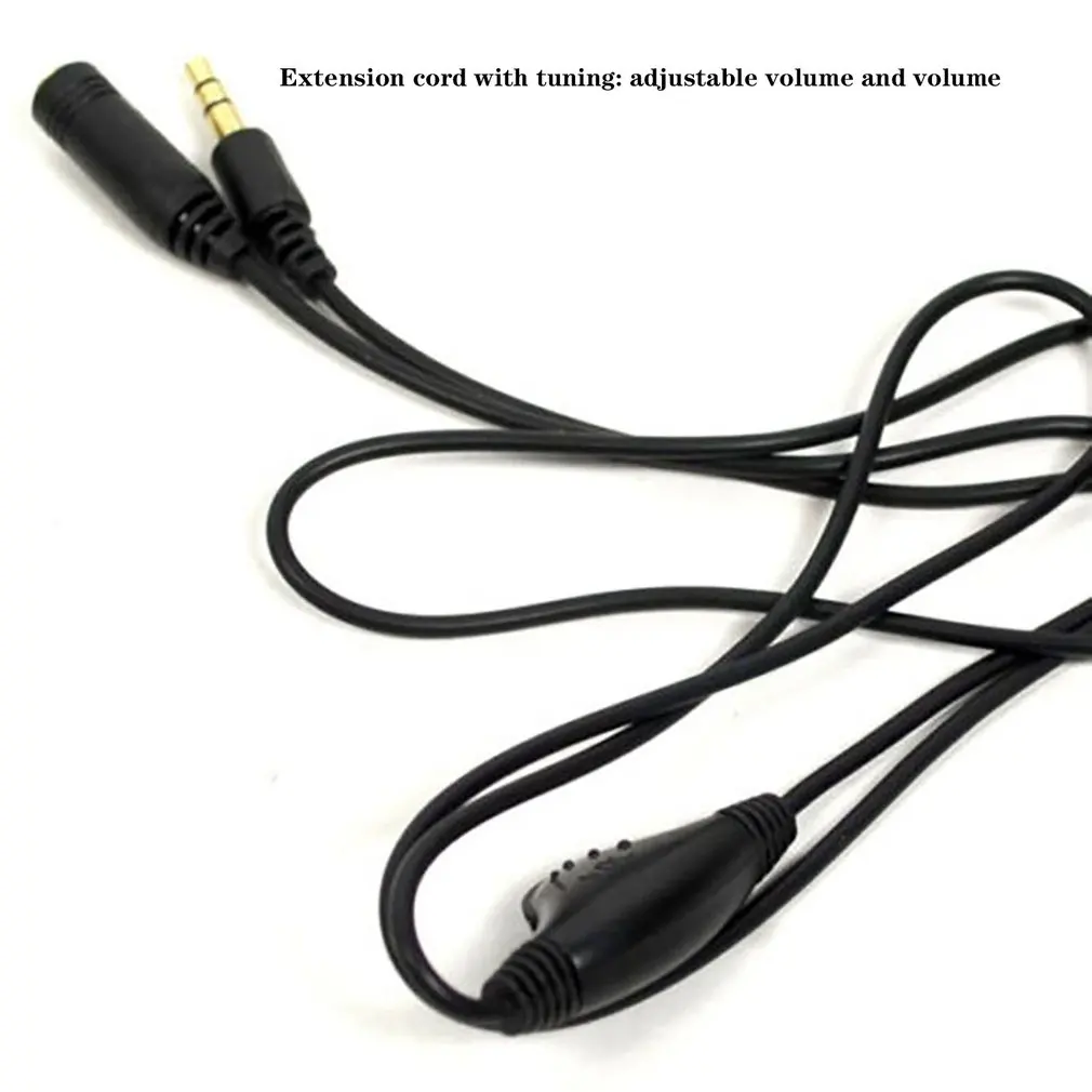 

1m Headphone Extension Cable 3.5mm Jack Male to Female 3.5mm AUX Cable Audio Stereo Extender Cord Earphone Speaker