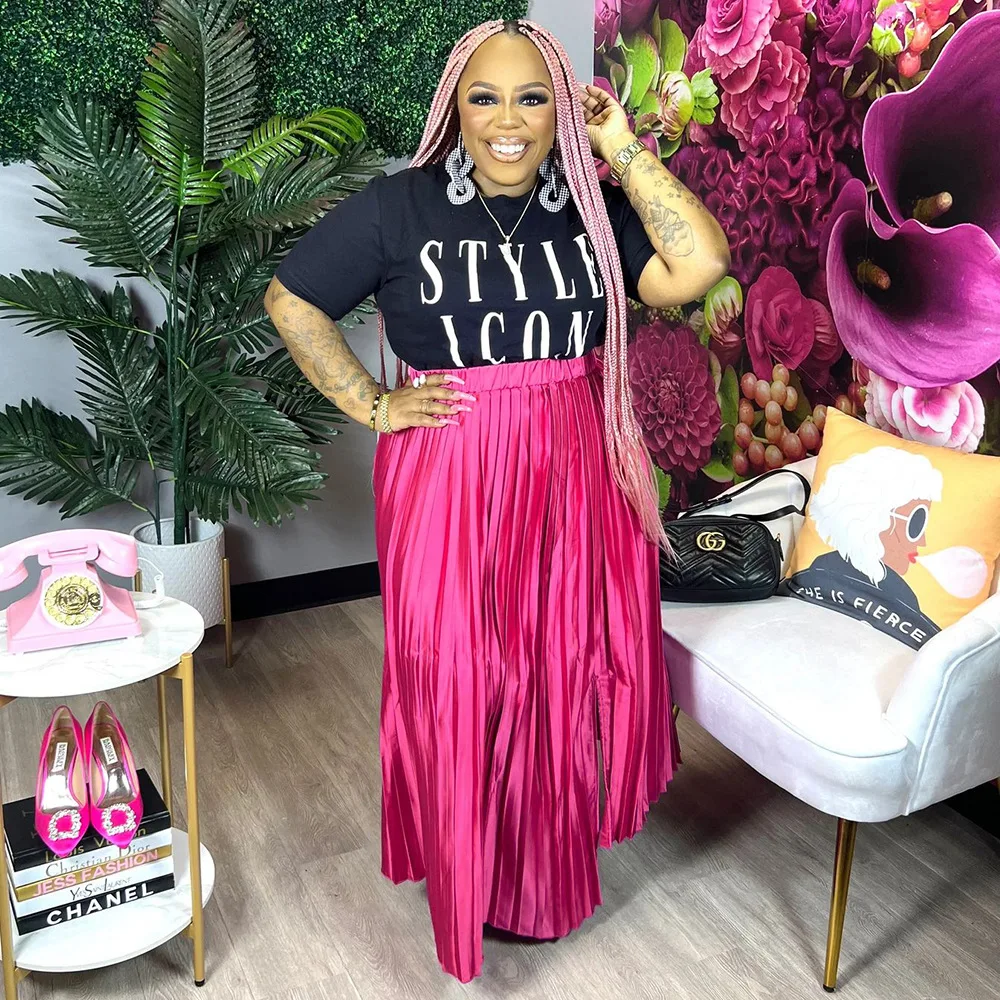 Женская плиссированная элегантная юбка