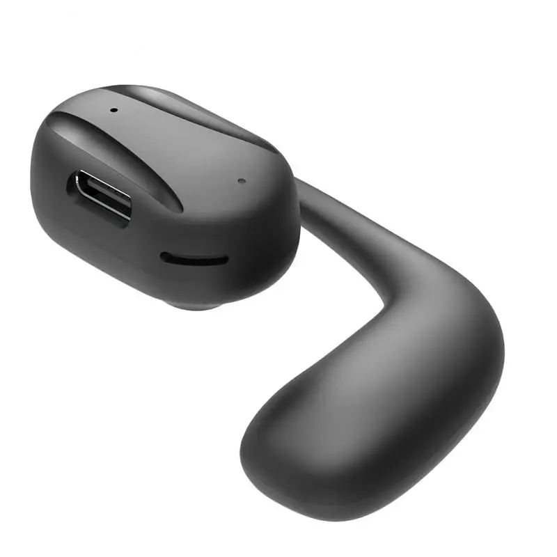 

New Private Model Wireless Headset Ear-Mounted Sports Business Painless Noise Reduction Stereo Single Ear Black Technology