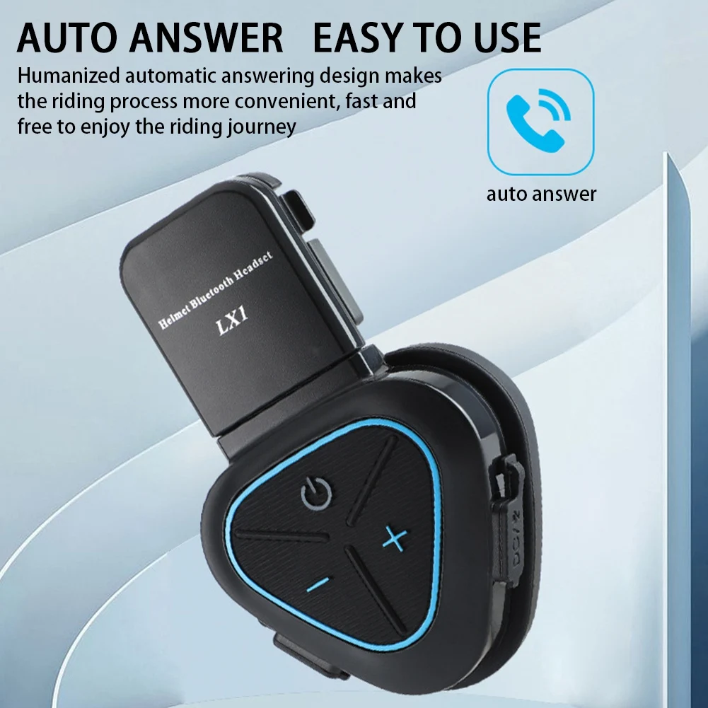 LX1 Мотоциклетный летний шлем Специальная Bluetooth-гарнитура Портативная CVC