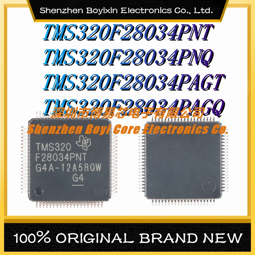 TMS320F28034PNT TMS320F28034PNQ TMS320F28034PAGT TMS320F28034PAGQ CPU Максимальная частота: 60 МГц MCU (MCU/MPU/SOC) IC Chip