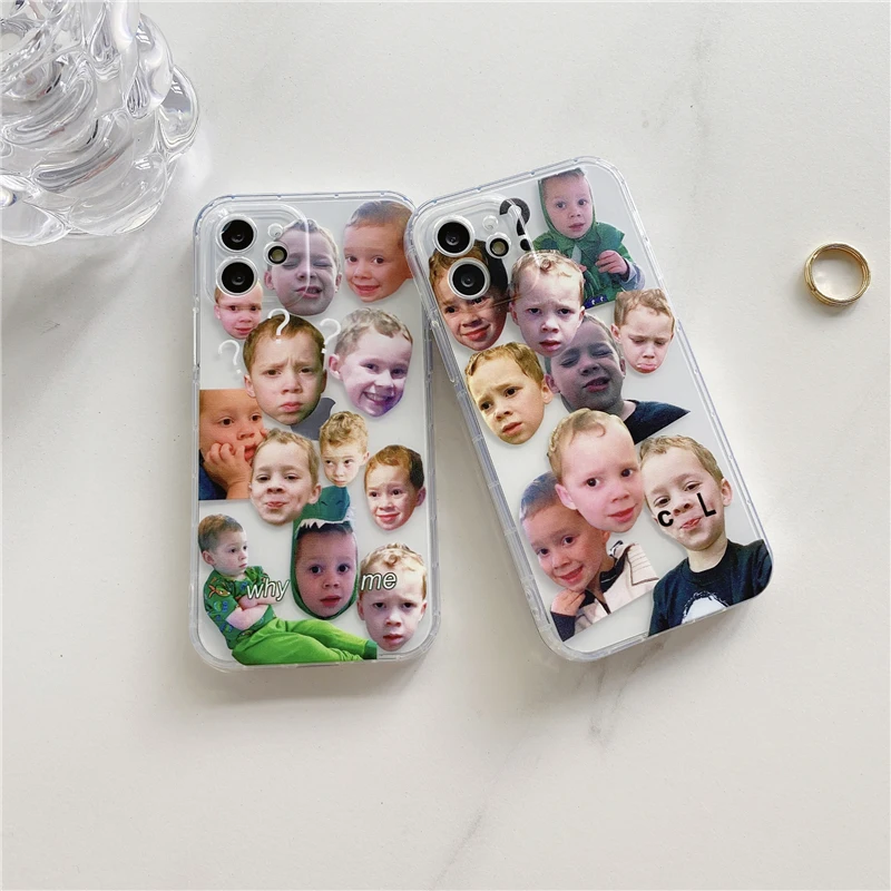 

American Smirk Boy For iPhone 7 7plus 8plus iphone 11 11Pro Max 12 12pro 12 Pro Max 13 13pro 13 Pro Max Capa