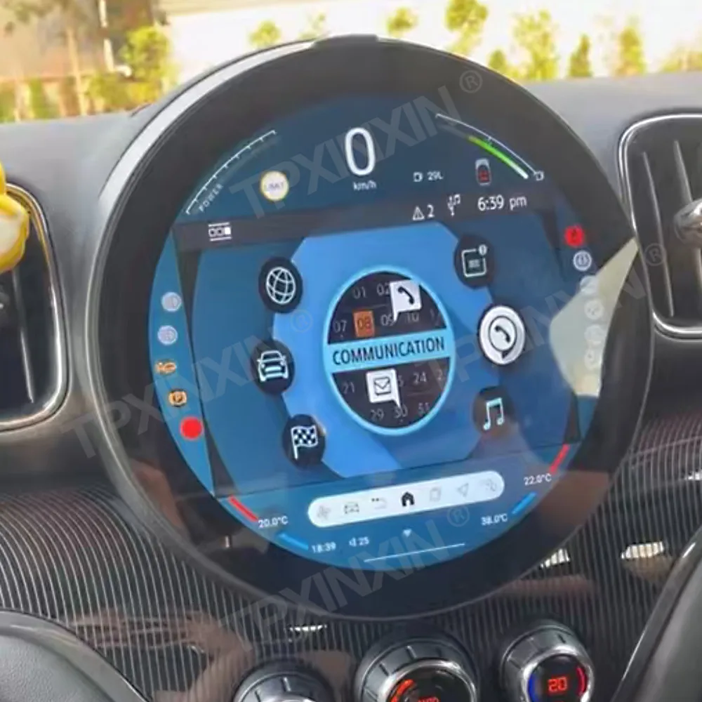 Фото Для MINI Countryman F60 2017-2025: Автомагнитола Android с GPS-навигацией, Carplay, видеорегистратором, 11.9-дюймовым экраном и процессором Qualcomm DSP №1