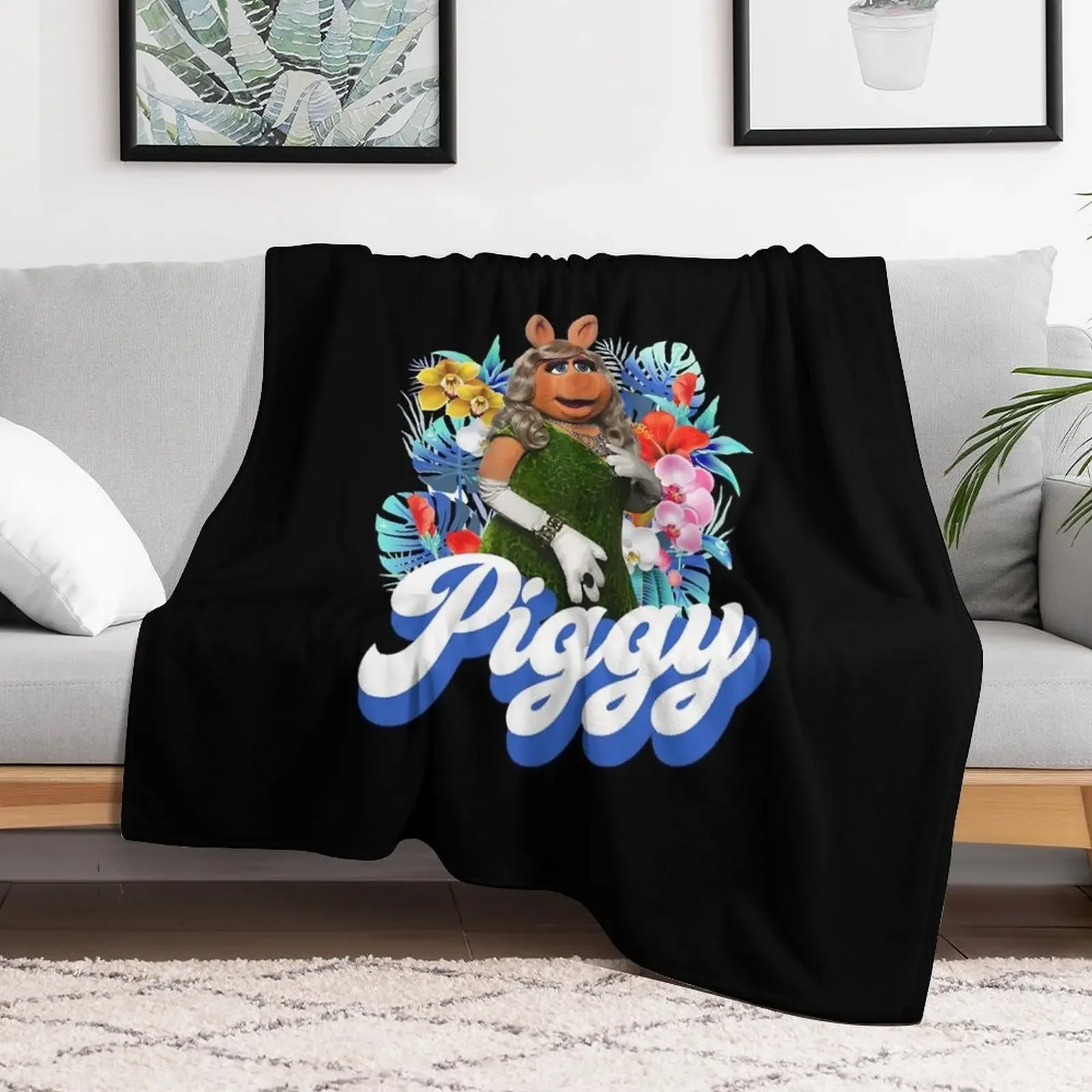 Miss Piggy плед одеяло теплые зимние туристические одеяла