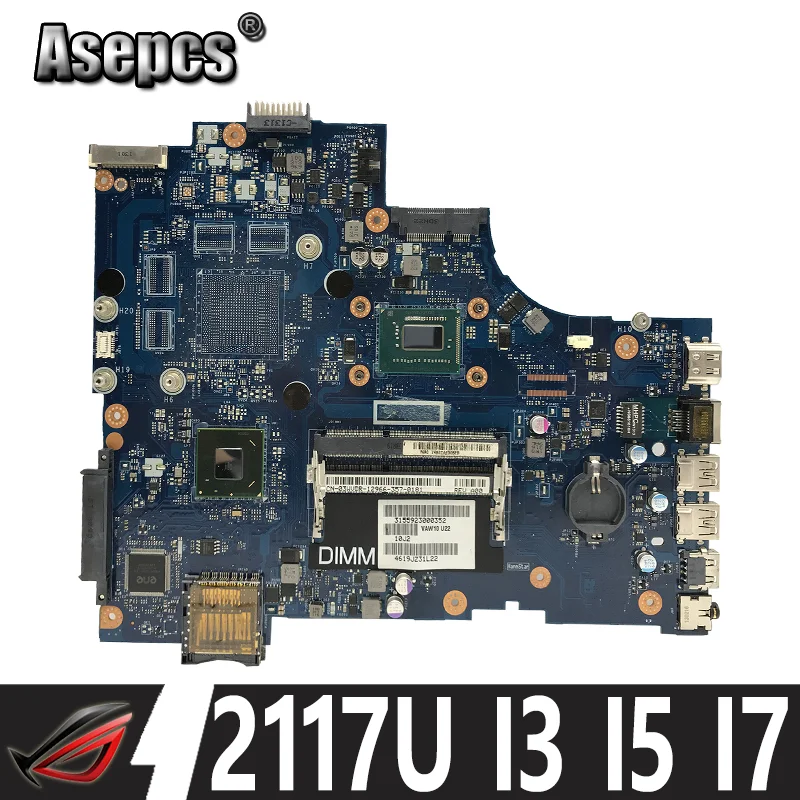 

For Dell Inspiron 17R 3721 5721 Laptop motherboard CN-0N9G7X 0C2GJ2 VAW11 LA-9102P Mainboard with 2117U I3 I5 I7 3th Gen CPU