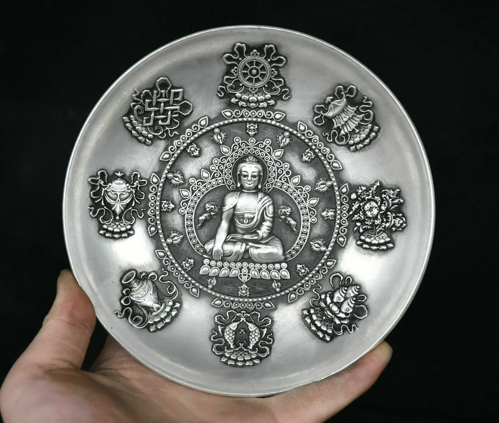 

Старая китайская Серебряная платиновая фотография Miao