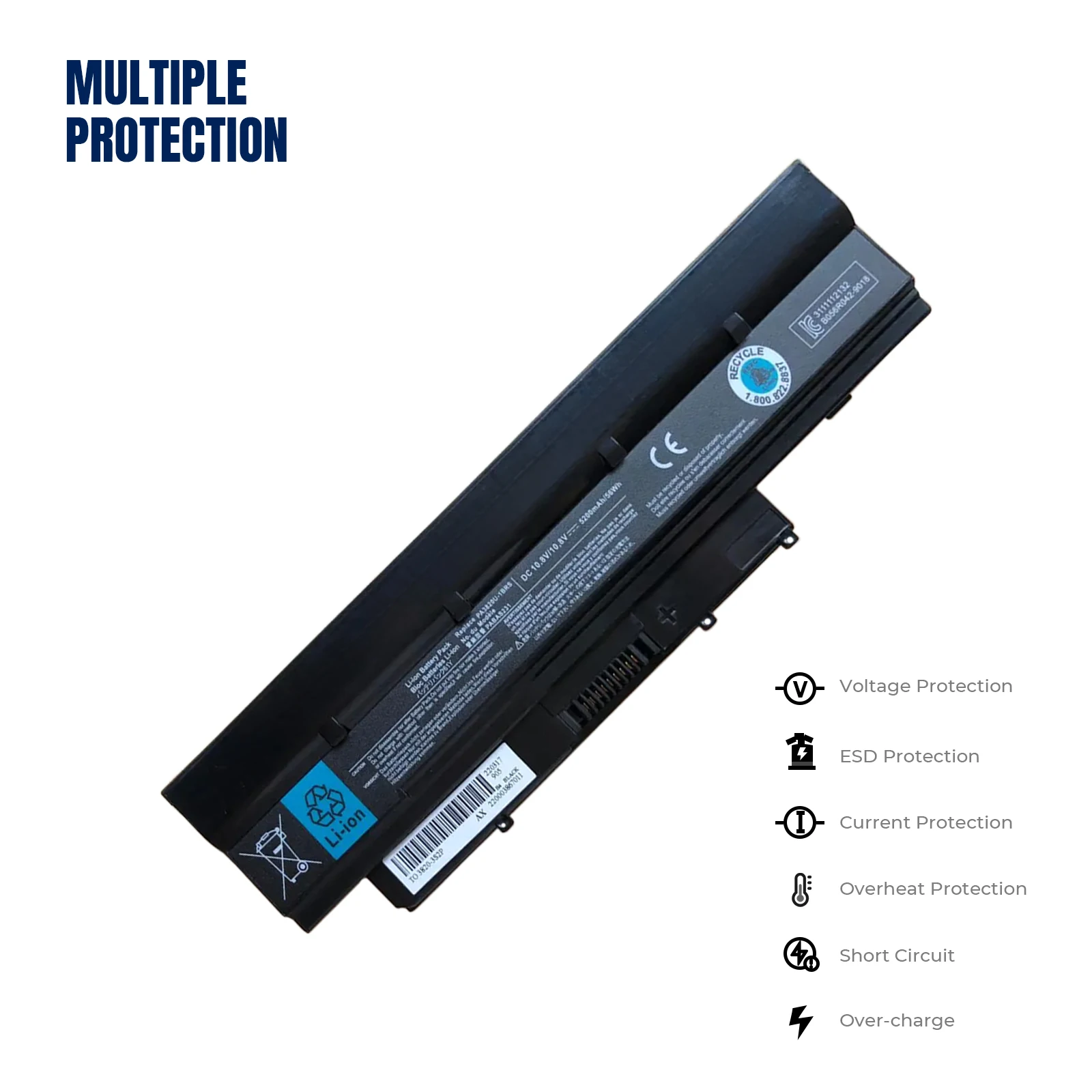 YOOFAN PA3820U-1BRS PA3820U для Toshiba Mini NB500 NB505 NB525 T230 T235 T235D T215D T210D PA3821U-1BRS PABAS231