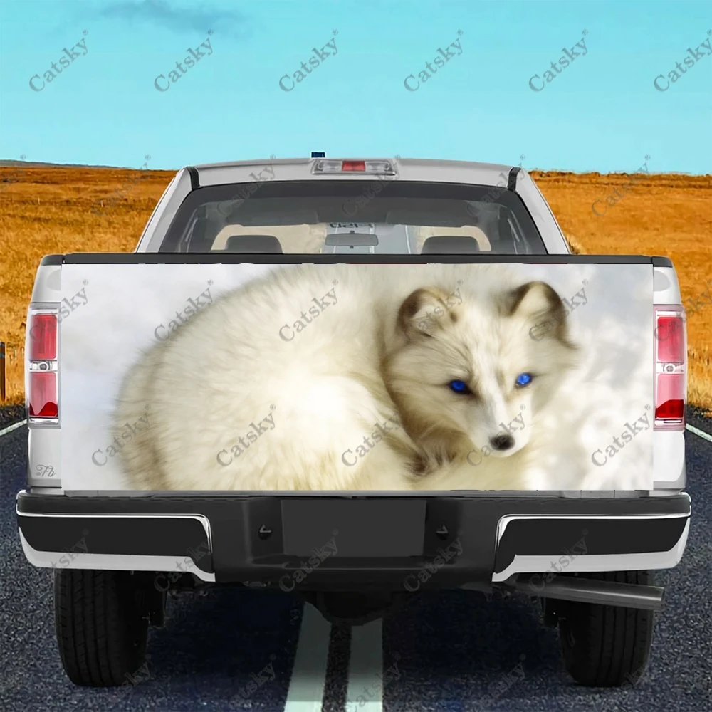 

arctic fox animal Car stickers truck rear tail modification painting suitable for truck pain car packaging accessories decals