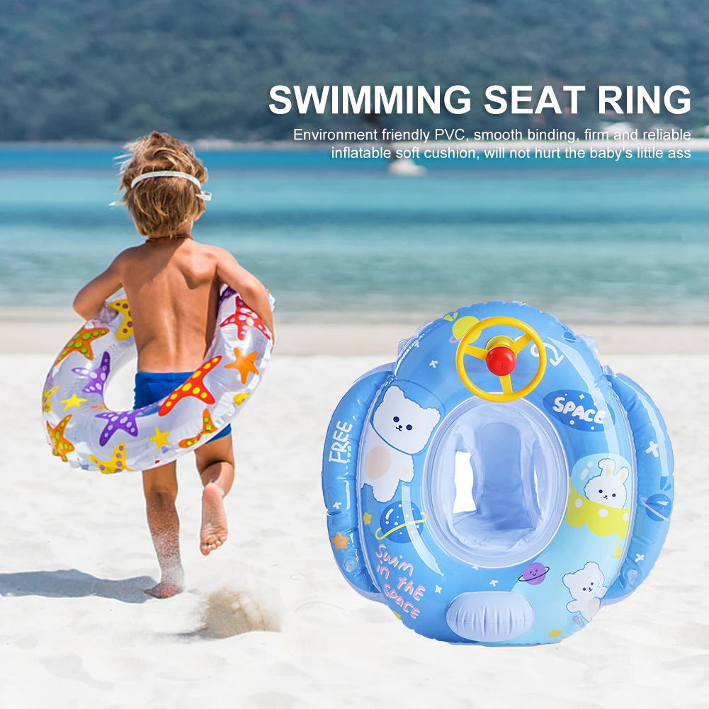 

Плавательные кольца для детей, детское сиденье, милые надувные детские игрушки для безопасности в воде, плавающее кольцо для плавания, круг ...