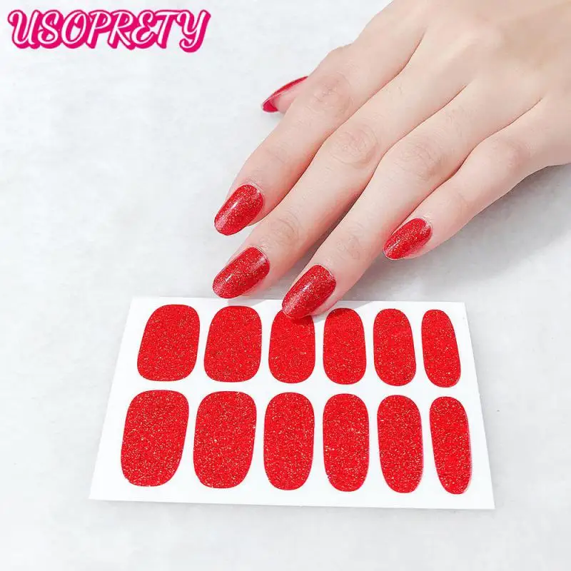 

Non-toxic Art Decal Full Set Finger Nails Art Easy To Use A Set Of Nail Decoration Stickers Nail Enhancement Sticker No Odor Art