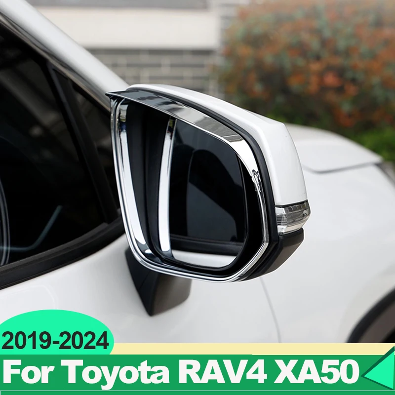 Для Toyota RAV4 XA50 2019-2022 2023 2024 RAV 4 ABS автомобильное зеркало заднего вида защита для