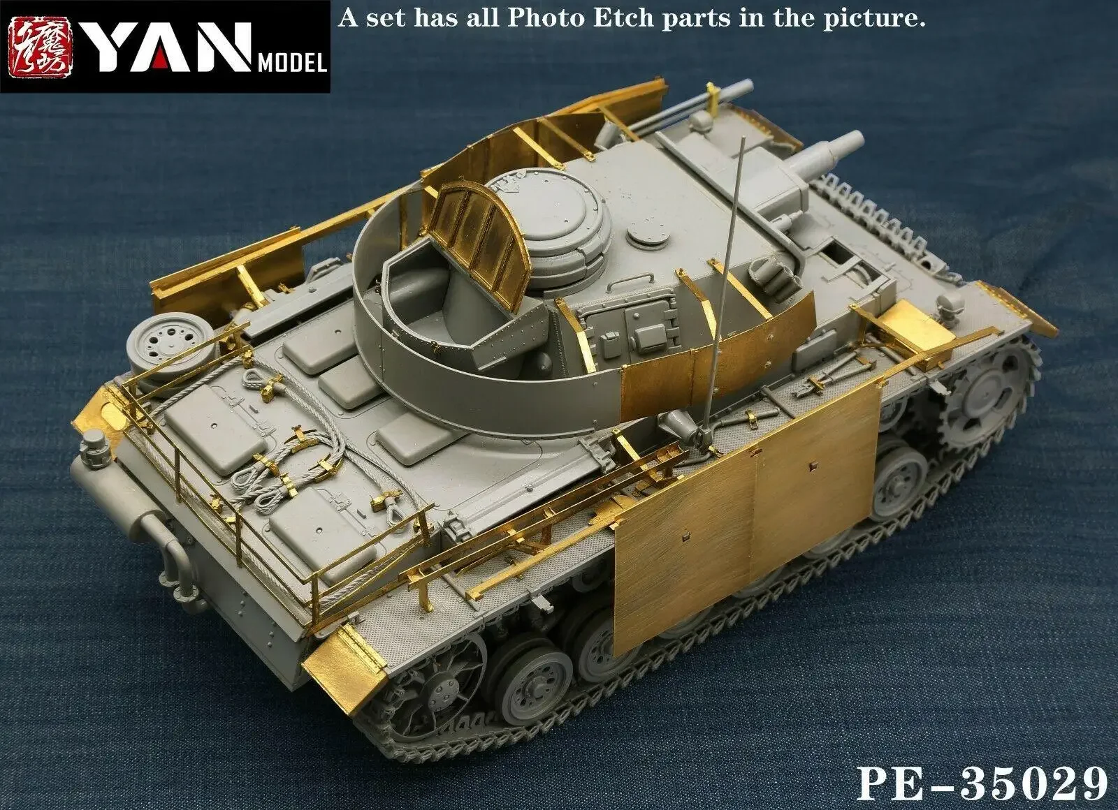 Модель Yan PE-35029 масштаб 1/35 набор деталей Pz.Kpfw.III Ausf.N для Takom 8005