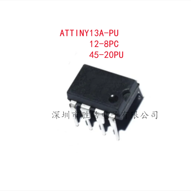 (5PCS)  NEW  ATTINY13A-PU / ATTINY12-8PC / ATTINY45-20PU   DIP-8  Microcontroller Chip  Into The   Integrated Circuit