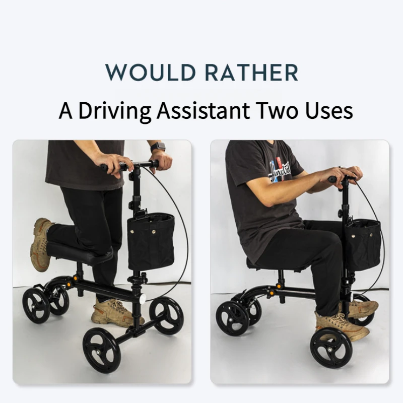 Наколенник для травм на одной ноге портативный складной может сидеть и нажимь