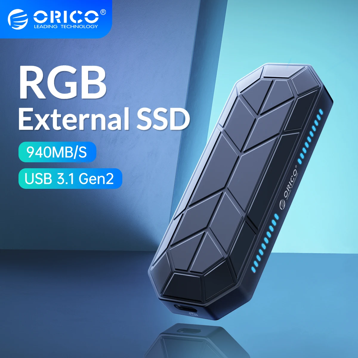 ORICO RGB  SSD 512  256     1  SSD USB 3, 1 Gen2 Type-C M.2 NVMe   