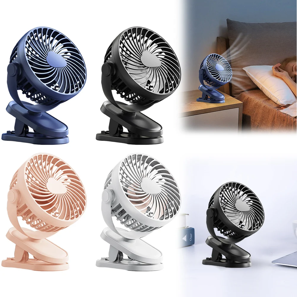 Мини-настольный Вентилятор С USB-зарядкой Портативный Воздушного Охлаждения 3
