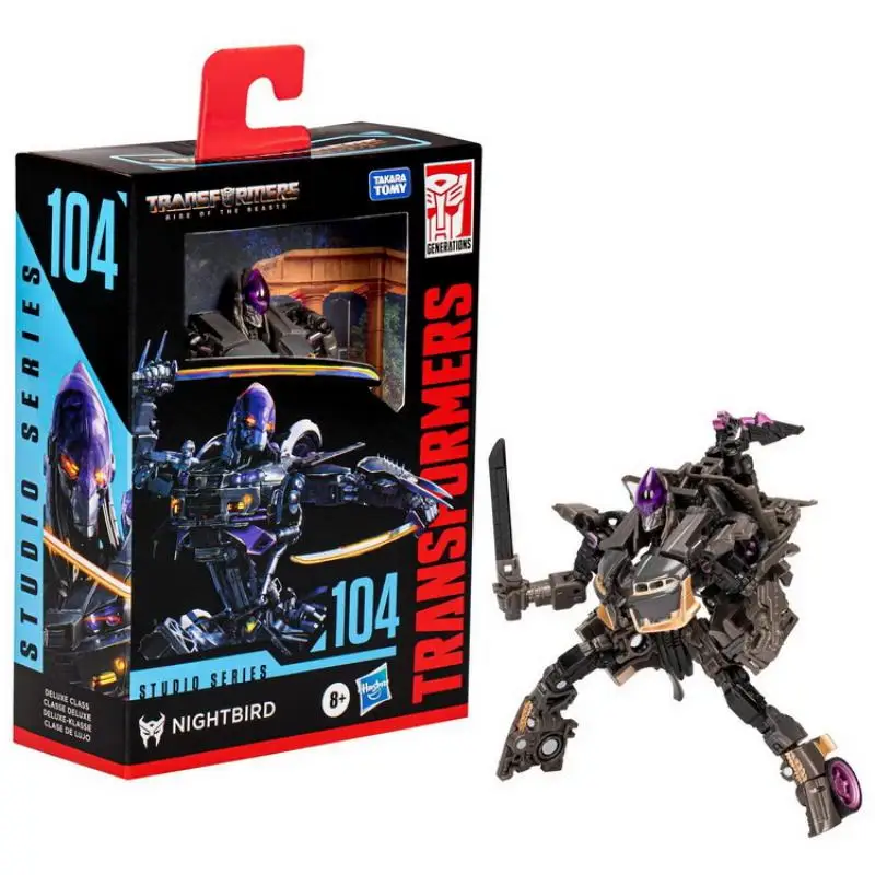 TAKARA TOMY Трансформеры Toys Studio Series Deluxe Rise of The Beasts 104 игрушка Nightbird 4 5-дюймовая