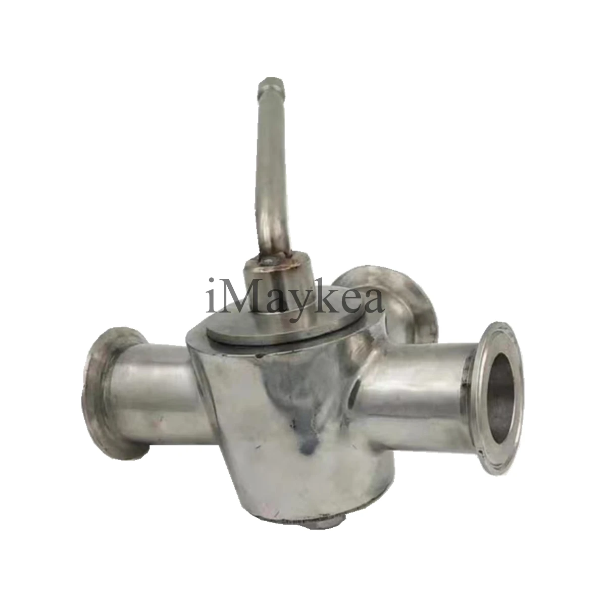 1-1/4 &quotзажим OD 50 5 мм санитарный пробковый клапан из нержавеющей стали трехходовой