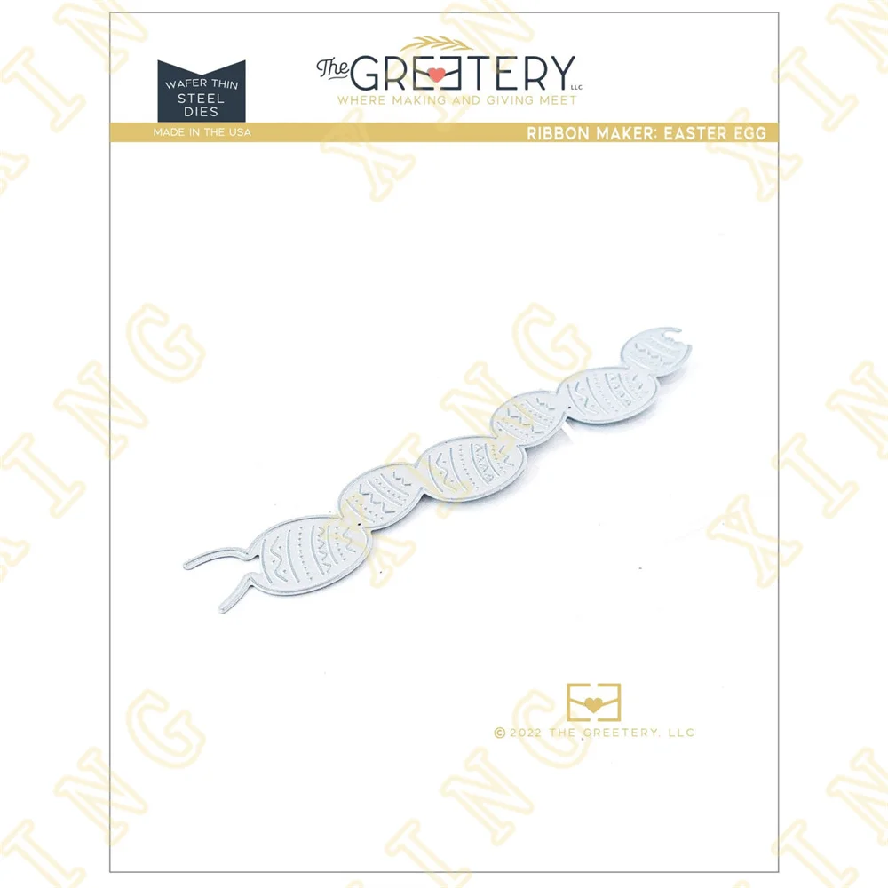 

Easter Egg Die Metal Cutting Dies Scrapbook Diary Decoration Stencil Embossing Template Diy Greeting Card Handmade 2023 New