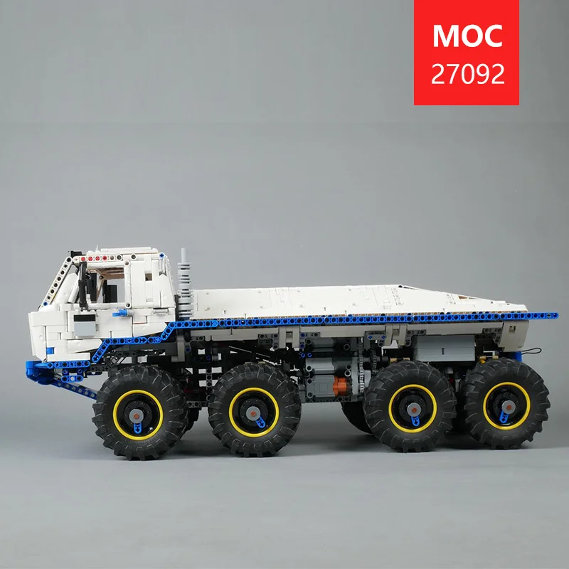 Лучший выбор: Модель внедорожного буксировочного грузовика MOC-27092 8x8, 3599 деталей, технический конструктор, креативные модные игрушки, праздничные подарки (art.: 3920da4848877) - 3920da4848877