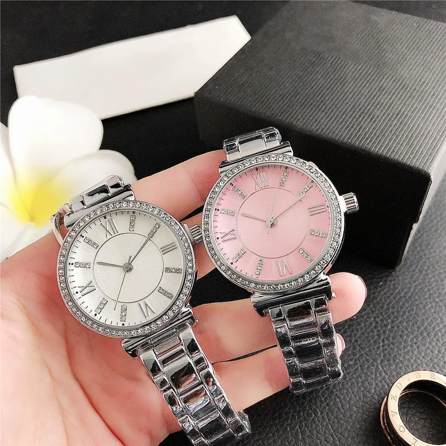 Women Watch Luxury Brand Crystal Diamond Watches Ladies Quartz Wrist Watches Stainless Steel Bracelet Clock Relogio enlarge