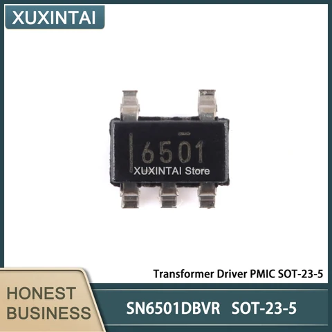 10 шт./Лот Новый оригинальный SN6501DBVR SN6501 трансформатор драйвер PMIC SOT-23-5