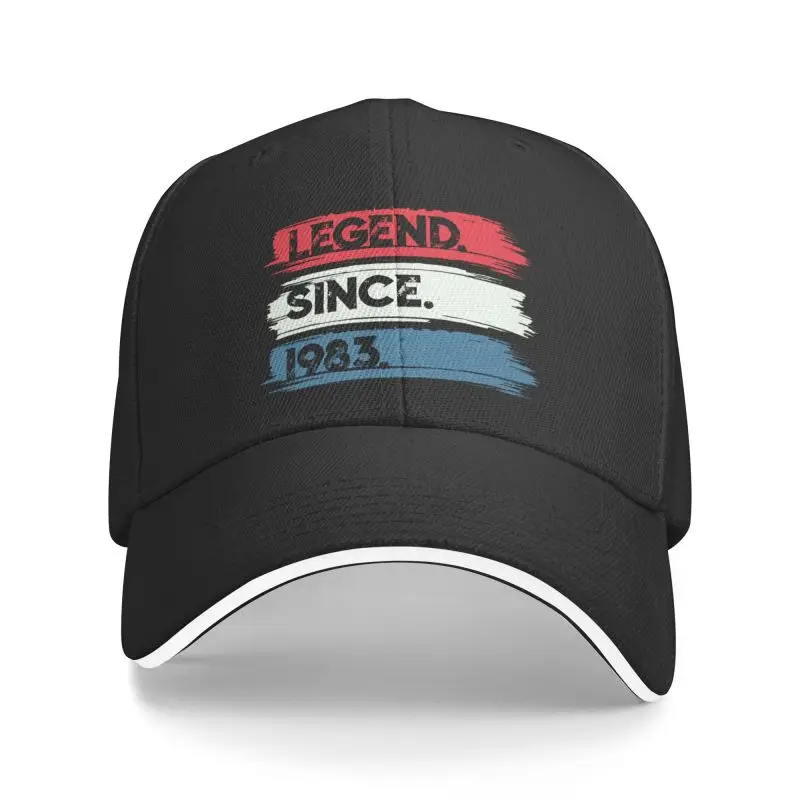 

Personalized Vintage 1983 Classic Being Awesome Birthday Baseball Cap Sun Protection Men Women's Adjustable Dad Hat Spring