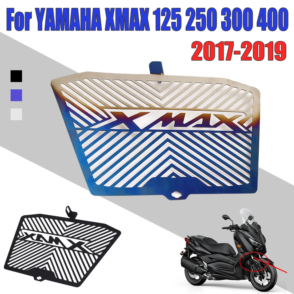 

For YAMAHA XMAX 300 250 XMAX300 XMAX250 X MAX 125 2017 - 2019 Motorcycle Radiator Grille Guard Grill Protective Cover Protector