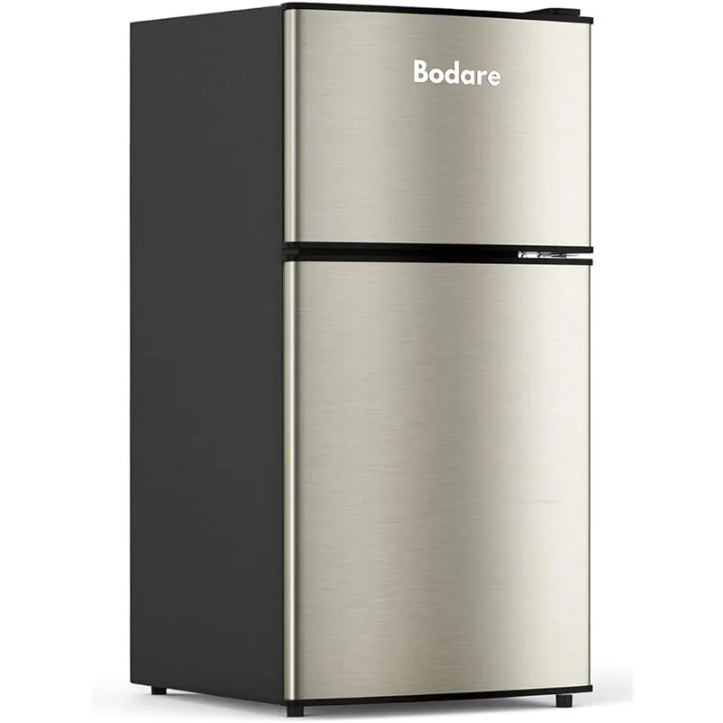 

Мини-холодильник с морозильной камерой до 3,2 куб. Футов, мини-холодильник с 2 дверцами, маленький холодильник, Энергоэффективный компактный холодильник