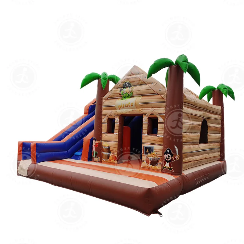 Надувной тропический Тропический Замок для детей