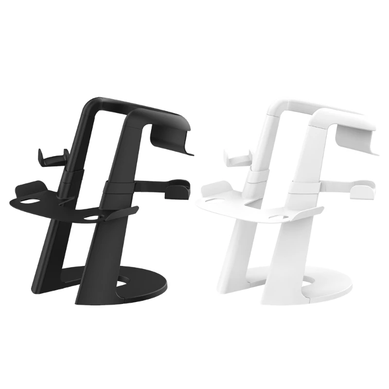 

Upgraded VR Headset Display Stand Stable Holder for PS VR 2/Pico 4 Headset and Handles Mount Racks Holders Accessories