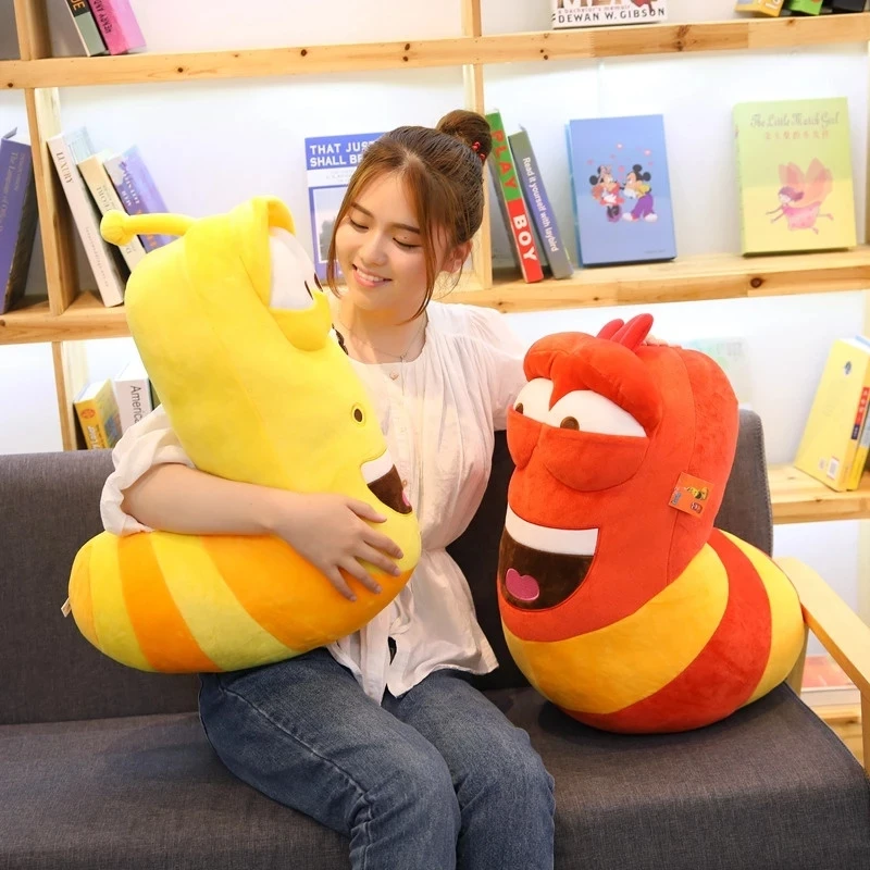 

Мультяшная плюшевая кукла Larvas Plushie из фильма Гигантский Размер насекомое слизь мягкая игрушка креативная мягкая подушка для детей милый по...