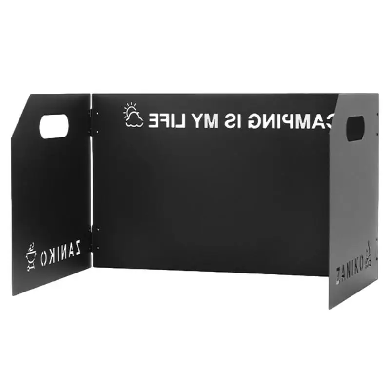 

Плита для кемпинга, ветровое стекло, складная уличная плита, ветрозащитная плита для кемпинга с сумкой для хранения