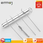 Набор зубочисток из нержавеющей стали 304 с держателем для портативная зубочистка, 4 шт., уличный бытовой дорожный контейнер для хранения, чехол