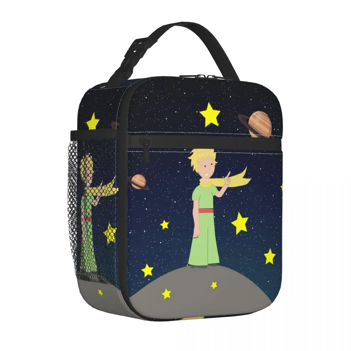 

The Little Prince Moon изолированные ланч-пакеты, большой ланч-контейнер с изображением французского принца и лисы, Термосумка, тоут, Ланч-бокс, сумка для еды для путешествия