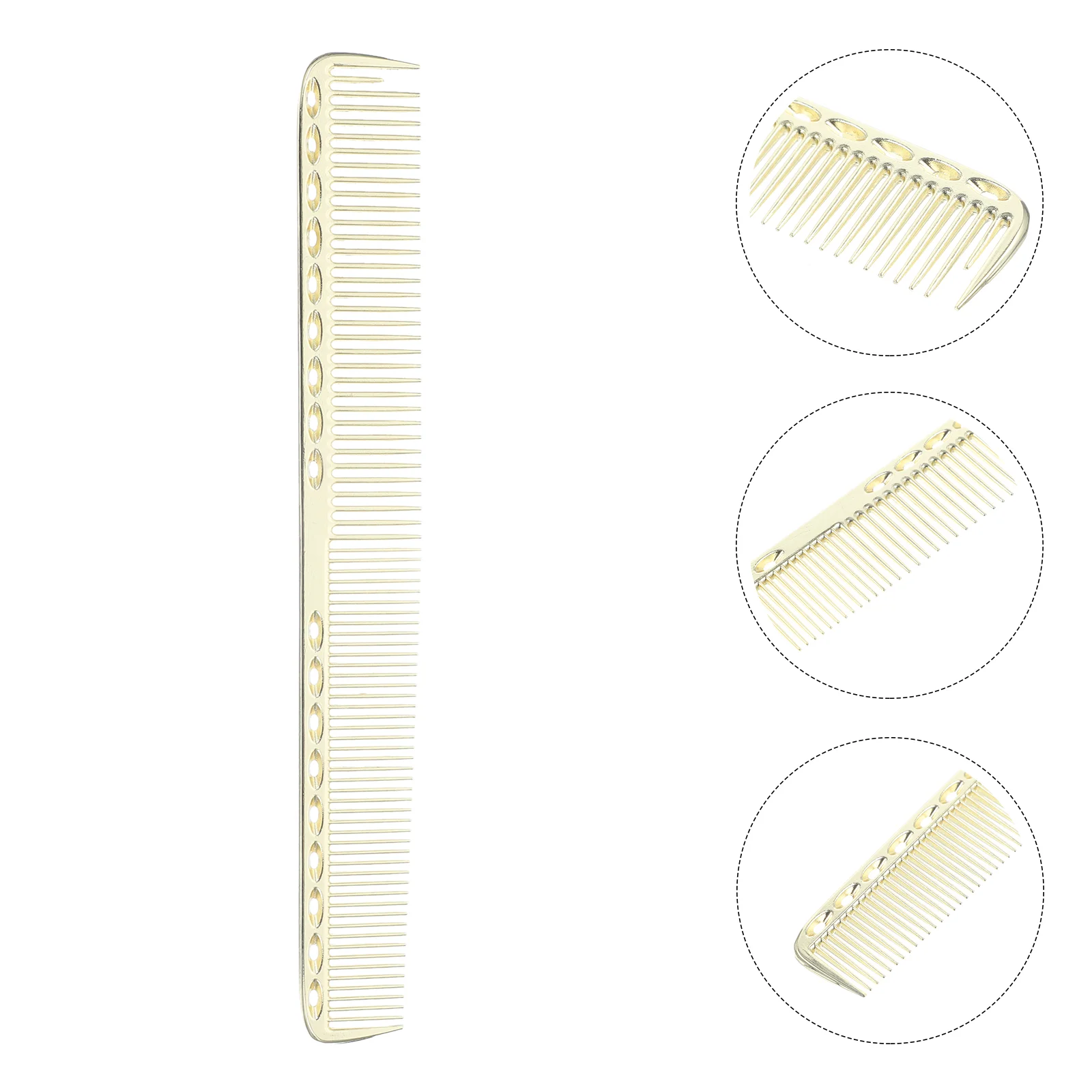 

Hair Style Comb Combs Men Hair Level Comb Styling Comb Men Space Aluminum Comb Weave Professional Barber Combs