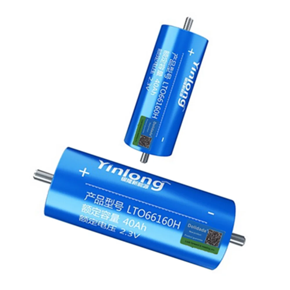 100% Оригинальный аккумулятор Yinlong 66160 2.3V 40Ah Lithium Titanate LTO для автомобильного аудио и солнечной энергетики