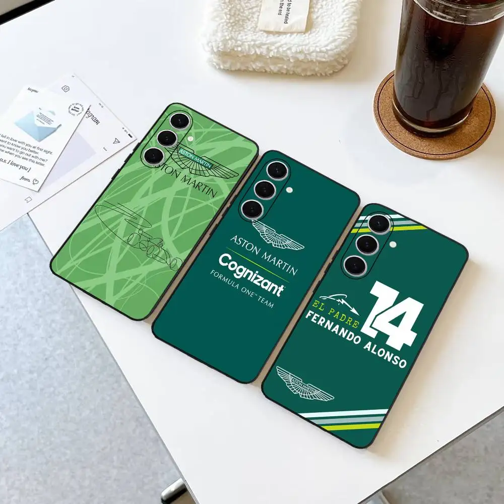 Фото Чехол для телефона Aston Martin F1 для Samsung S 24 Fe 25 Ultra Plus 20 Lite 21 30 22 23 24 22 Ultra 5G Fundas №5